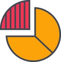 Pie Chart Vector Icon