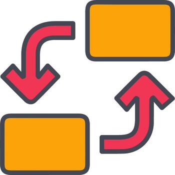 icono de vector de reemplazo