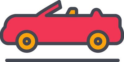 icono de vector de coche