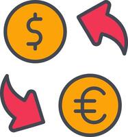 Currency Exchange Vector Icon