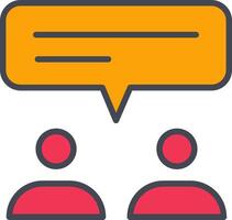 Conversation Vector Icon