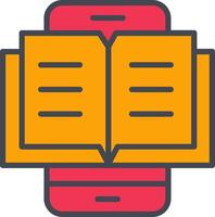 E Book Vector Icon