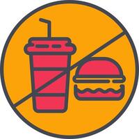 No Food Vector Icon