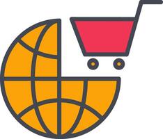 World Shopping Vector Icon