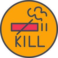 Smoking Kills Vector Icon