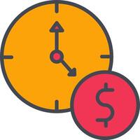 Time is Money Vector Icon