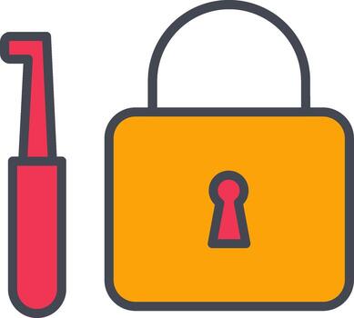 Lockpick Vector Icon