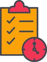 Time Management Vector Icon