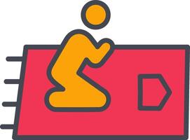 Praying Vector Icon