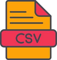 CSV Vector Icon