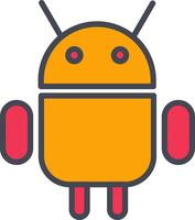 androide logo vector icono