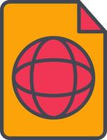 Global Profile Vector Icon