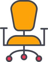 Ancient Chair Vector Icon