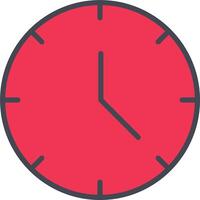 icono de vector de reloj