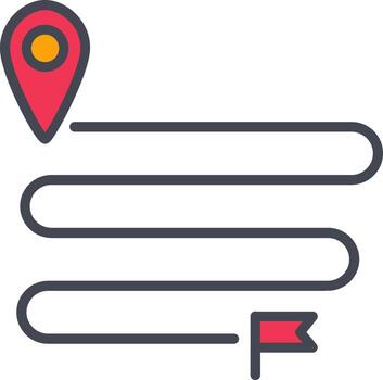 Distance Vector Icon