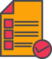 Valid Document Vector Icon