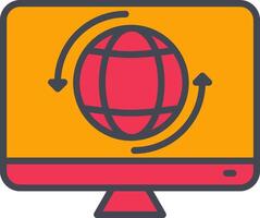 Worldwide Vector Icon