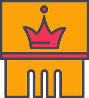 Crown Exhibit Vector Icon