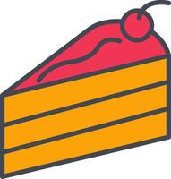 Cake Slice Vector Icon