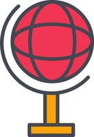 icono de vector de globo