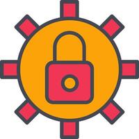 Security Settings Vector Icon