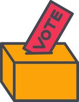 Giving Vote Vector Icon