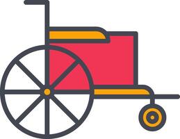 Wheelchair Vector Icon