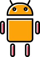 icono de vector de Android