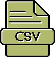 CSV Vector Icon