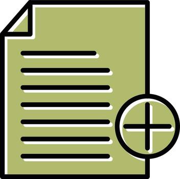agregar notas vector icono