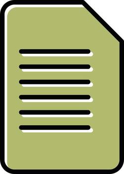 Document Vector Icon