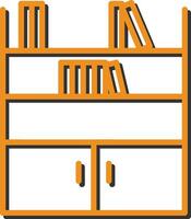 Book Shelf Vector Icon