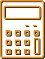 icono de vector de calculadora