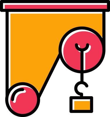 Pulley Vector Icon