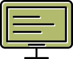 LCD Vector Icon