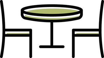 Dining Table I Vector Icon