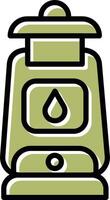 Oil Lamp Vector Icon