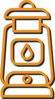 Oil Lamp Vector Icon