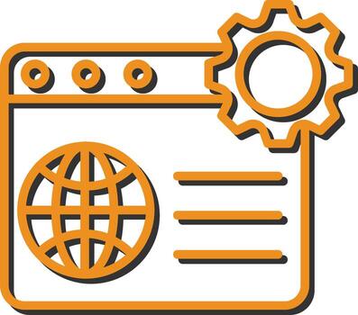 icono de vector de optimización web