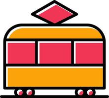 Tram Vector Icon