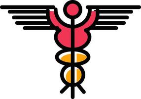 Caduceus Vector Icon