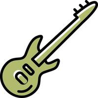 icono de vector de guitarra