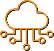 Cloud Computing Vector Icon