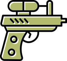 pistola de agua vector icono