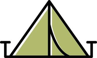 Tent Vector Icon