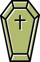 Coffin Vector Icon