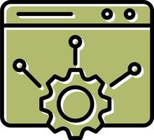 Web Setting Vector Icon