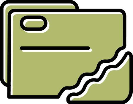 roto carpeta vector icono