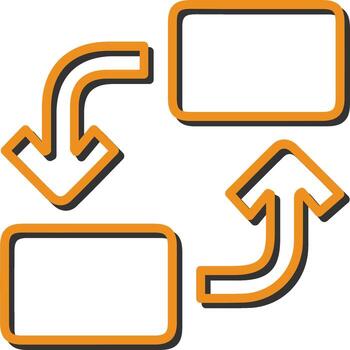 icono de vector de reemplazo