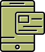 Pay via Card Vector Icon
